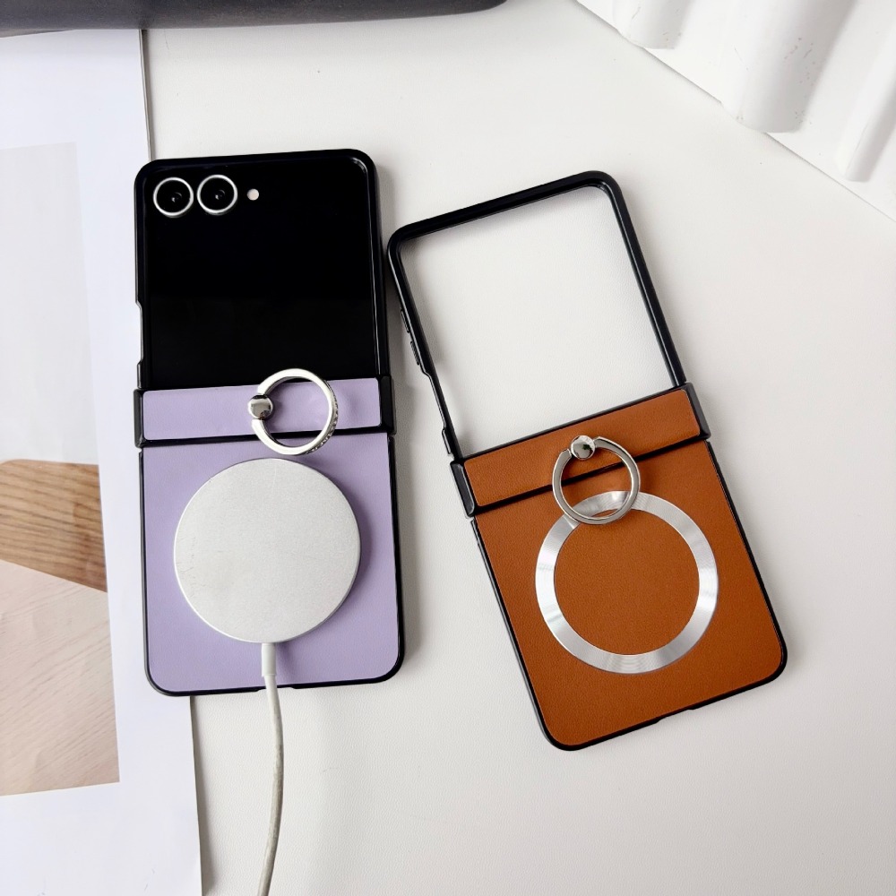 Phone Ring Holder - For Magsafe Magnetic Leather Hinge Full