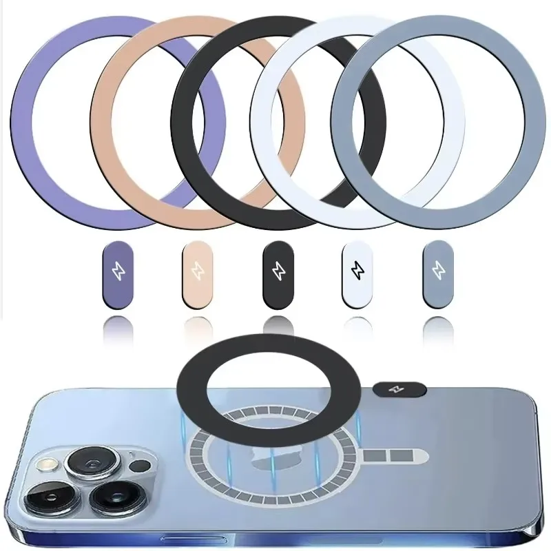 Phone Ring Holder - 5/1Pcs Metal Plate Sticker Rings Universal