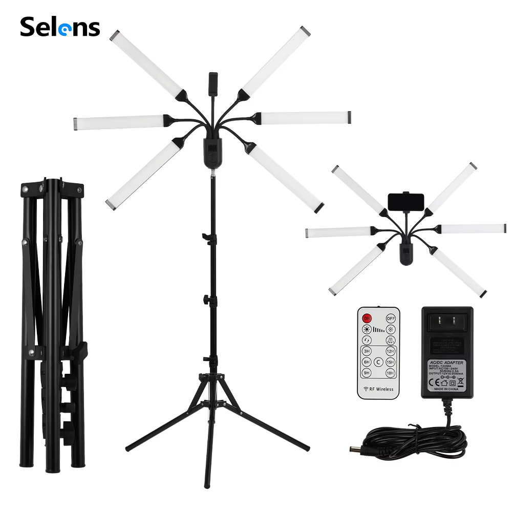 Selens 2/4/6 Arms LED Tube Lig - огляд і ціна Led Strip Selfie
