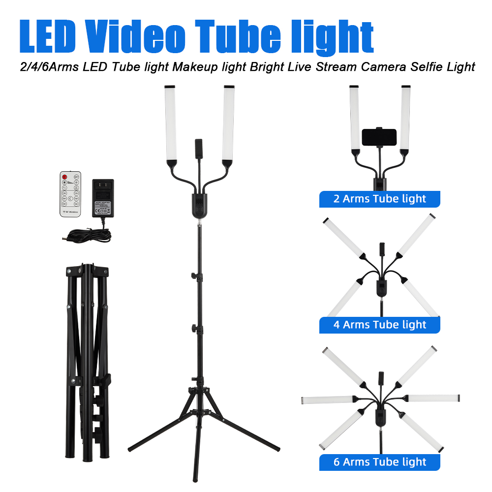 Selens 2/4/6 Arms LED Tube Lig - огляд і ціна Led Strip Selfie