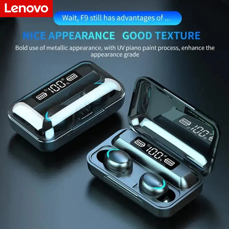 Lenovo F9 Bluetooth Wireless H - огляд і ціна Wireless Earbuds Case