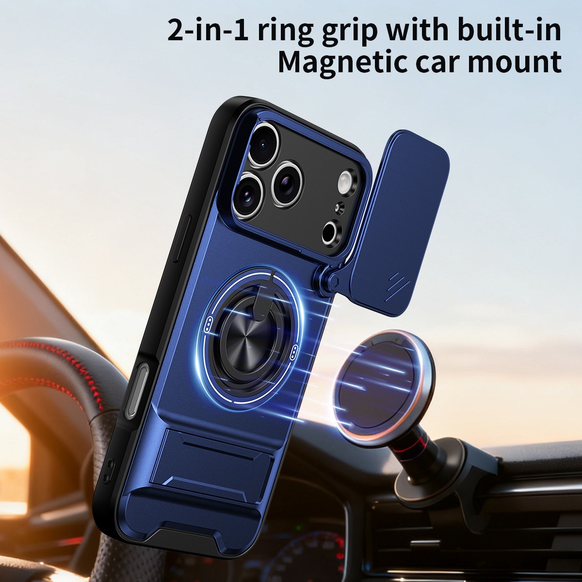 Luxury 360 Rotating Magnetic R - огляд і ціна Phone Ring Holder