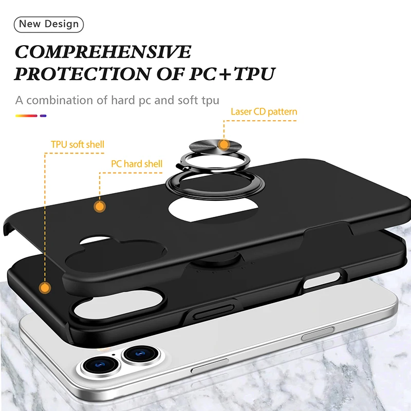 Fashion Plain Magnetic Ring Ho - огляд і ціна Phone Ring Holder