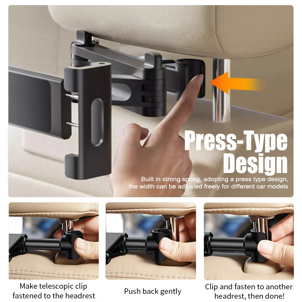 Foldable Car Phone Holder Back - огляд і ціна Phone Accessories Baby