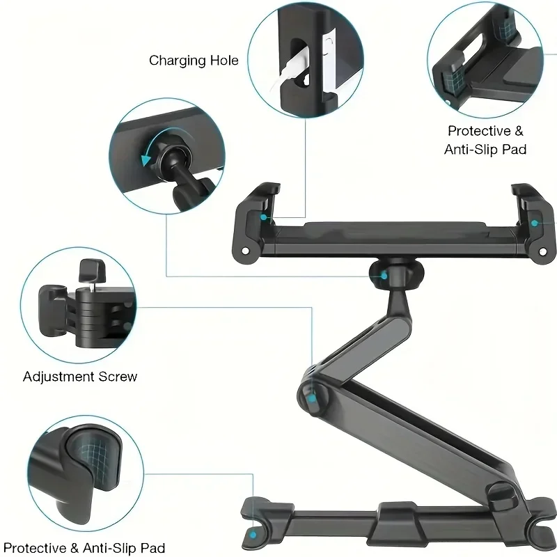 Foldable Car Phone Holder Back - огляд і ціна Phone Accessories Baby