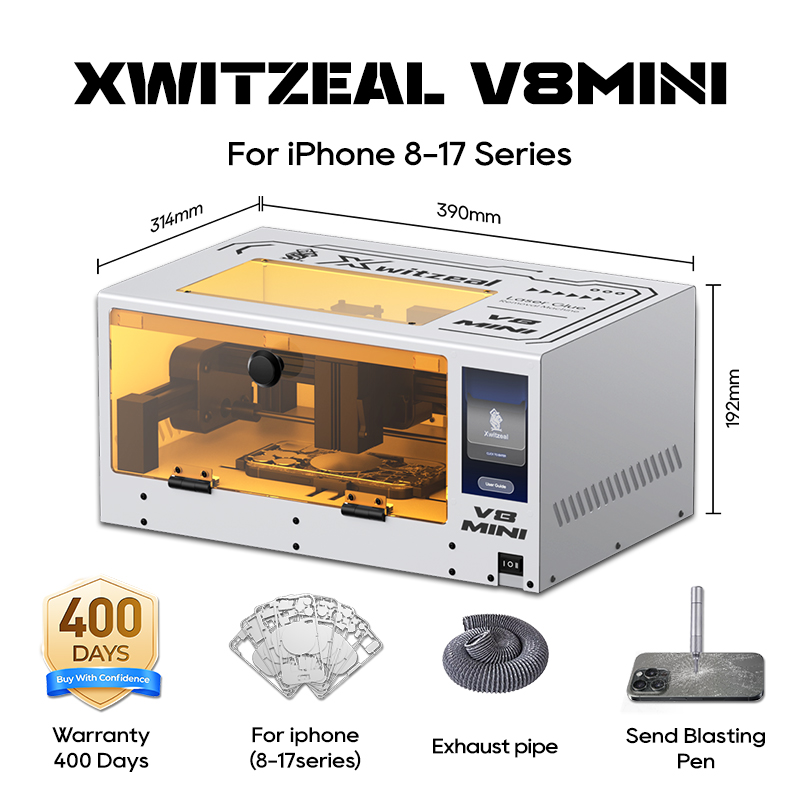 Xwitzeal® V8 MINI Laser Glue R - огляд і ціна Phone Accessories Kit