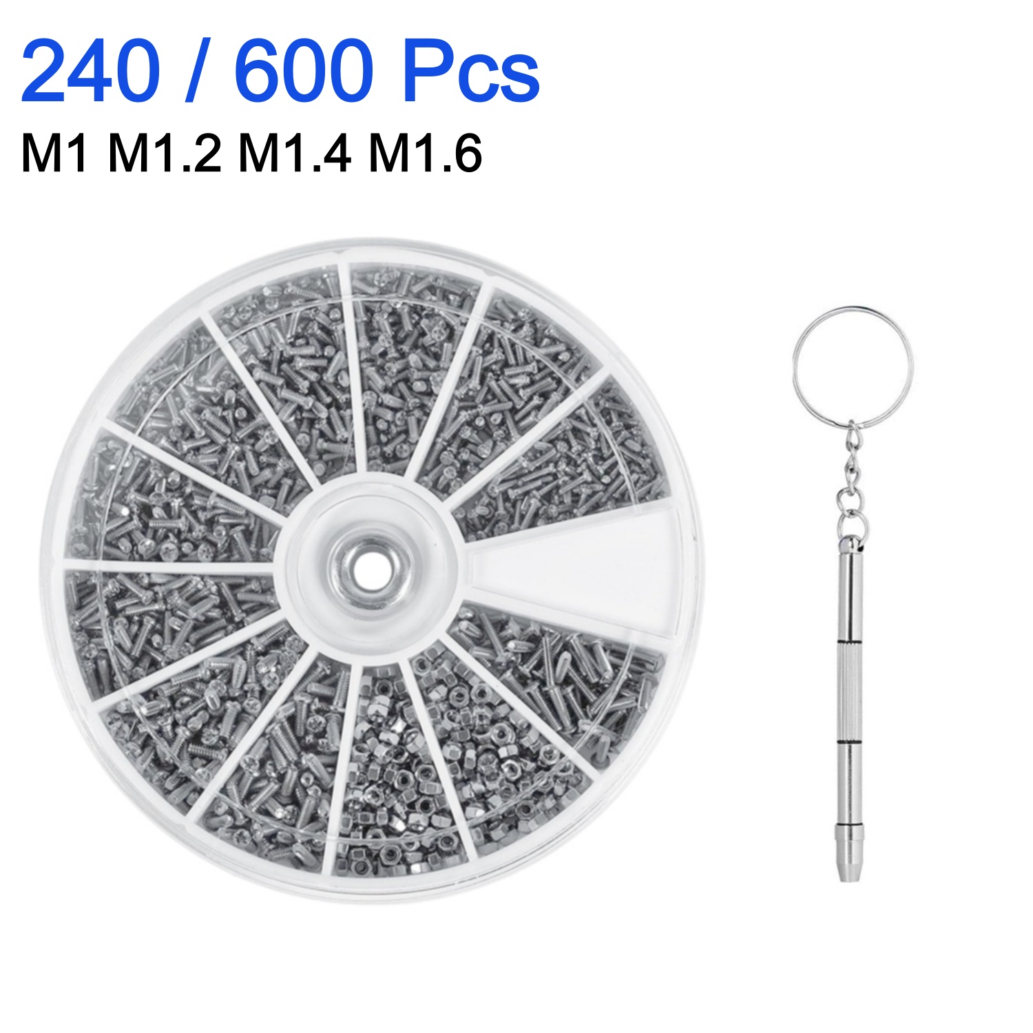 240/600Pcs small screw nut scr - огляд і ціна Phone Accessories Kit