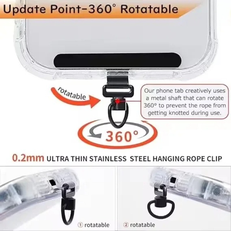 360 Rotating Phone Lanyard Cli - огляд і ціна Phone Ring Holder