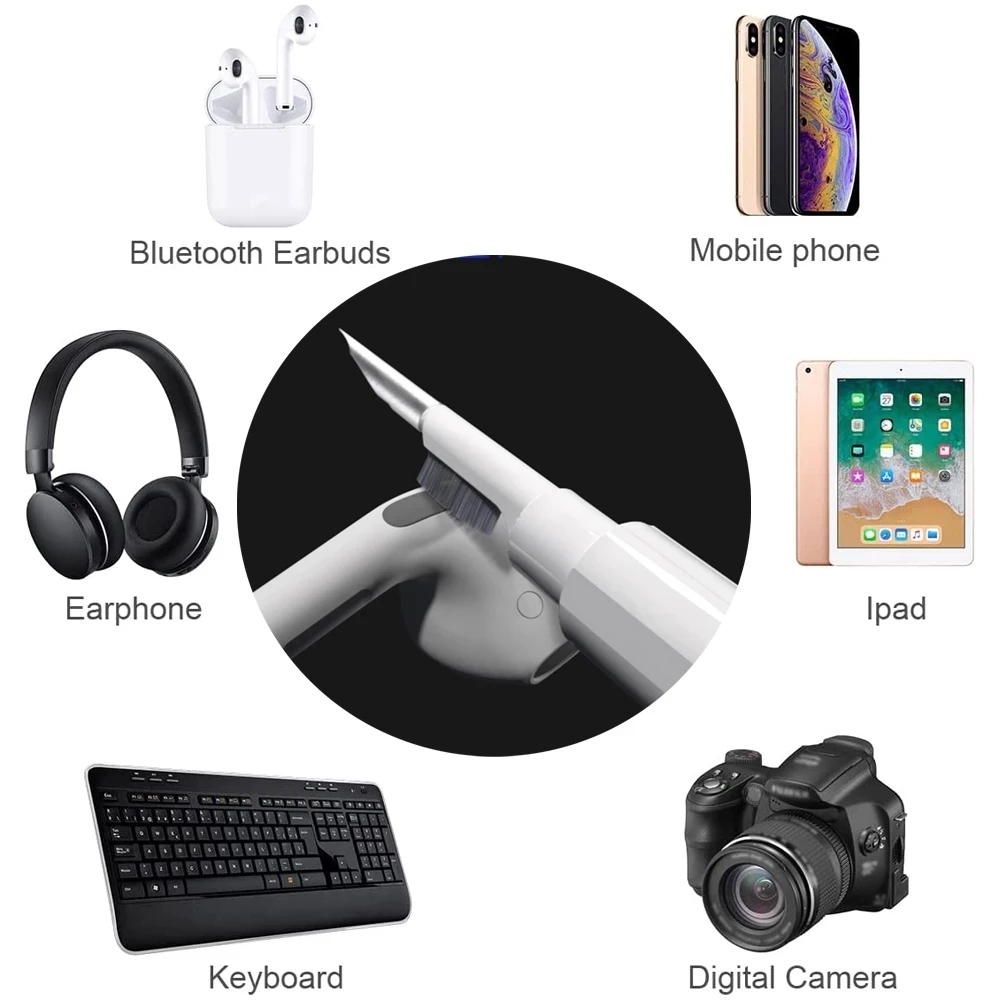 3 In 1 Cleaner Kit Earphones C - огляд і ціна Wireless Earbuds Case